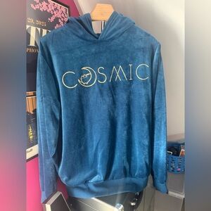 Pusheen Cosmic Blue Velour Hoodie